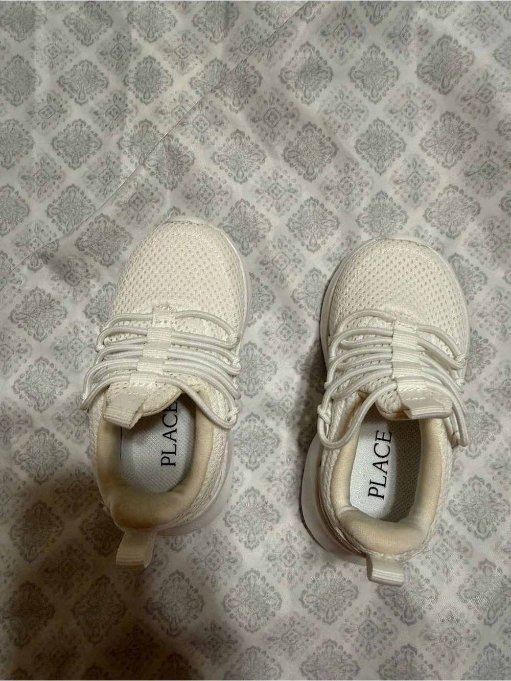 The Children's Place White Knit Kids Sneakers